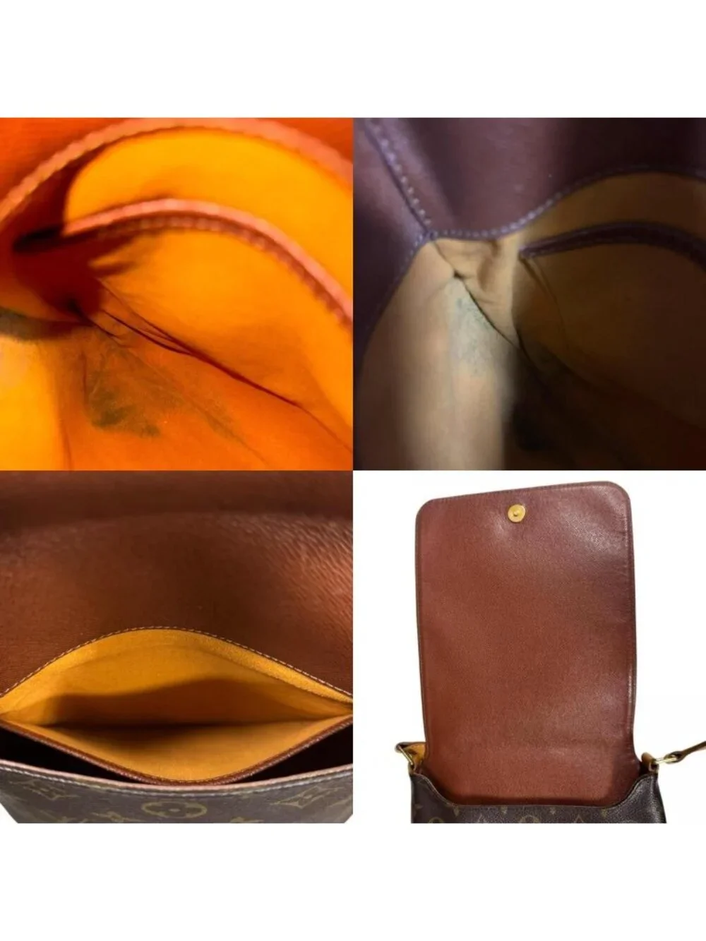 Louis Vuitton Musette Salsa Short Monogram Shoulder Bag Canvas Brown - Picture 9 of 10